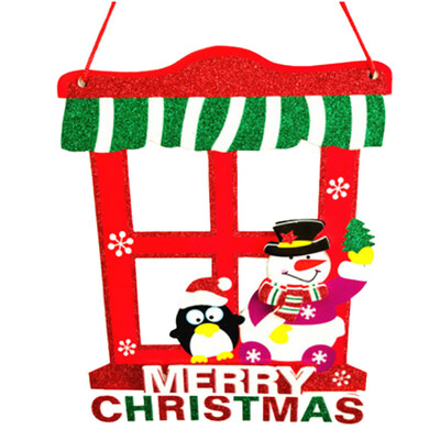 

Tailored Christmas Decorations Paper Welcome Door Hanging Window Decoration Ornaments