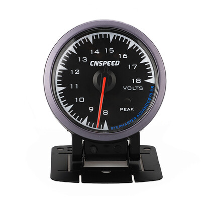 

12V Universal Voltage Gauge 7 Colors Dial 25" 62mm Pointer Meter Design Automotive Voltmeter Car Accessories