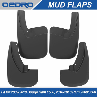 

Front&Rear Mud Flaps for DodgeRam 09-18 150025003500 Full Set