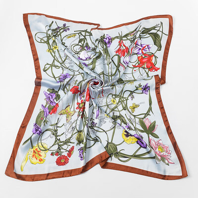 

Spring&summer new sunscreen silk scarf headscarf wild female silk scarf spring&autumn Korean pastoral collar scarf