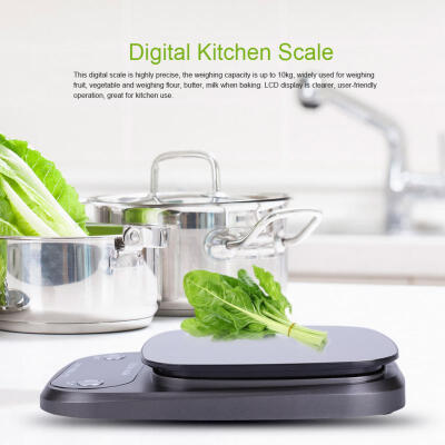 

Greensen LCD Digital Electronic 10kg1g Kitchen Food Scale Stainless Steel Tray for Baking Cooking