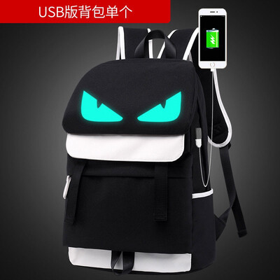 

2018 new business Water Resistant backpack with USB Charging Port College Student School Bag Unisex