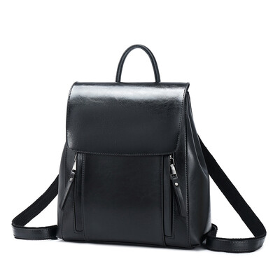 

REALER women backpack school bags for teenager girls spilt leather school backpack for women large Capacity mochila shoulder bag