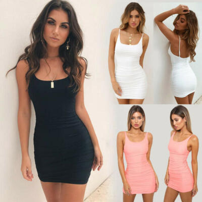 

Sexy Women Summer Short Mini Dress Backless Club Evening Party Cocktail Dress