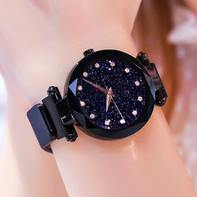 

Luxury Women Watches Lady Magnetic Starry Sky Clock Fashion Diamond Female Quartz Wristwatches relogio feminino zegarek damski