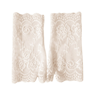 

Women Sexy Fingerless Lace Driving Sunscreen UV Protection Wedding Party Gloves