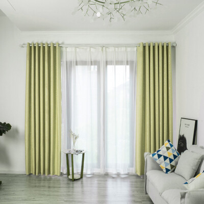 

Toponeto Leaves Curtain Tulle Window Treatment Voile Drape Valance 1 Panel Fabric