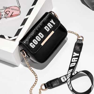 

Summer Female Tide Chain Single Shoulder Slant Bag Korean Version Baitao Simple Small Square Bag Fashion Slant