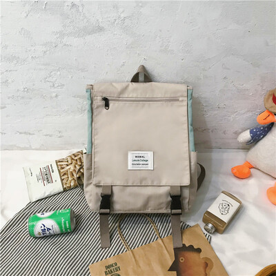 

Ins style schoolbag female Korean version of high school students simple Mori Department 100 junior high school students double sh