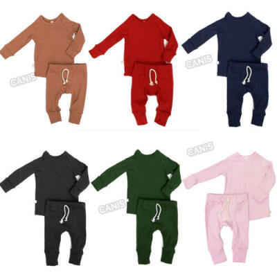 

Kids Baby Boy Girls Pajamas Sleepwear Nightwear Outfit Casual Clothes TopPants