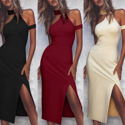 

Women Bandage Bodycon Casual Sleeve Evening Party Cocktail Club Mini Dress