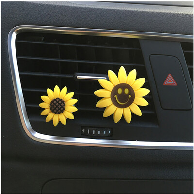 

Tailored Car Multiflora Sunflower Air Outlet Fragrant Perfume Clip Air Freshener Diffuser