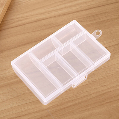 

Portable Mini Jewelry Packing Box Case Plastic Transparent Coin Pill Jewelry Packing s Box