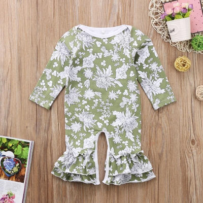 

Newborn Infant Baby Girl Romper Jumpsuit Bodysuit Playsuit Clothes Outfits 0-24M Hot