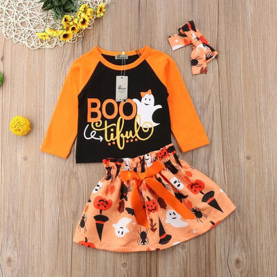 

Baby Girl Infant Long Sleeve Tops Bowknot Tutu Skirt Dress Outfits 3pcs Clothes