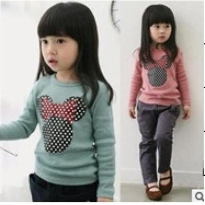 

New Baby Kids Toddler Girls Clothes Polka Dot Long Sleeve Casual T Shirt Blouse Tops