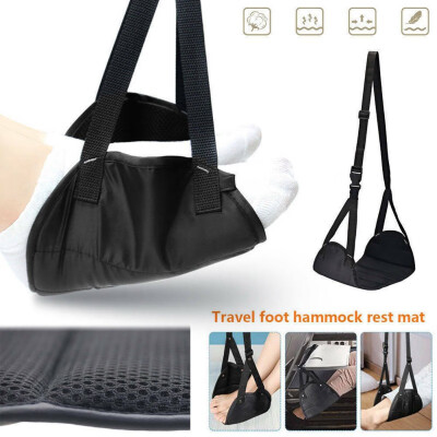 

Portable Office Foot Rest Hanger Travel Airplane Footrest Hammock Made with Premium Memory Foam Foot Resting hammock