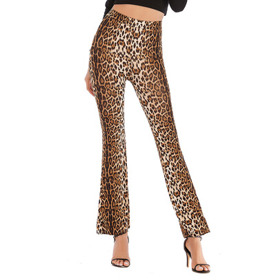 

Tailored Womens Skinny High Waist Ladies Leopard High Waist Wide Leg Speaker