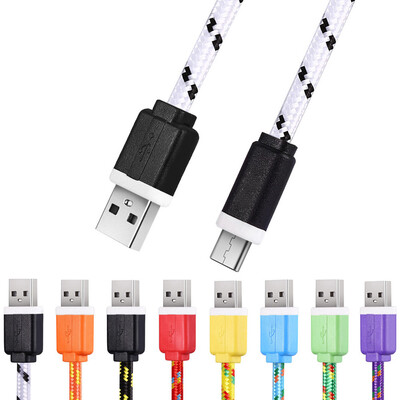 

3M Type C Colorful Nylon Braided Transfer Data Sync Line Charging Cable