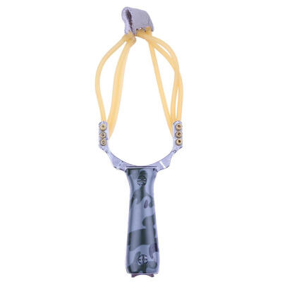 

Aluminium Alloy Powerful Sling Shot Camouflage Slingshot Bow Catapult