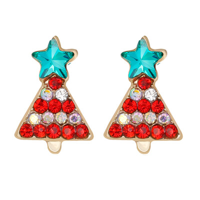 

Christmas Series Alloy Drop Earrings Snowflake Elk Cartoon Stud Earrings Women Christmas Gifts