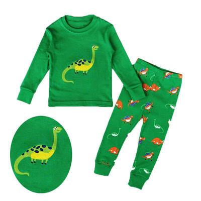 

US STOCK Baby Boy Girl Kid Pajamas Set Nightwear Sleepwear Homewear Outfit Pjs