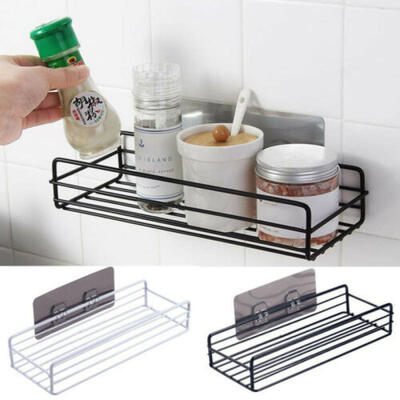 

Stainless Steel Non Rust Bathroom Shower Shelf Storage Suction Basket Caddy Tidy