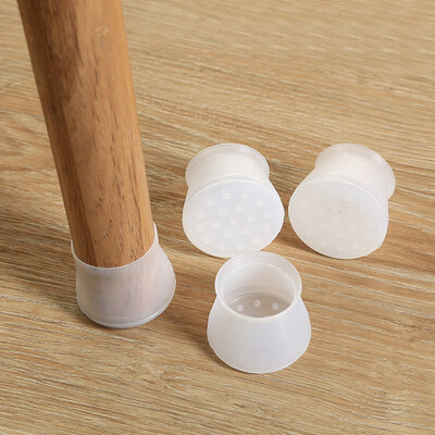 

Gobestart 4pc Table Chair Leg Silicone Cap Pad Furniture Table Feet Cover Floor Protector