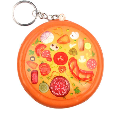 

Tailored Cute Pizza Stress Reliever Keychain Scented Super Slow Rising Squeeze Toy