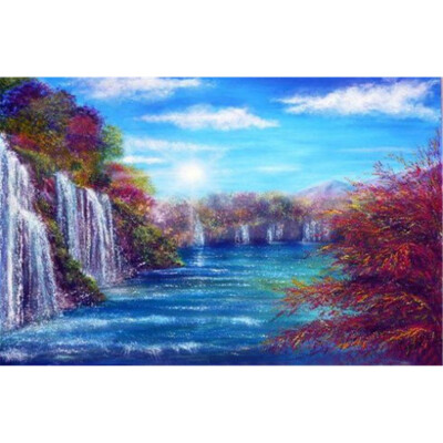 

Toponeto 5D Embroidery Paintings Rhinestone Pasted DIY Diamond Painting Cross Stitch Full Diamond