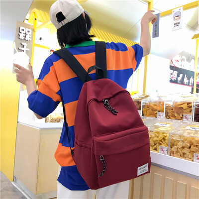 

Insfeng schoolbag female Korean version high school backpack college students Guzhuangmaiden campus Japanese computer bag shoulder