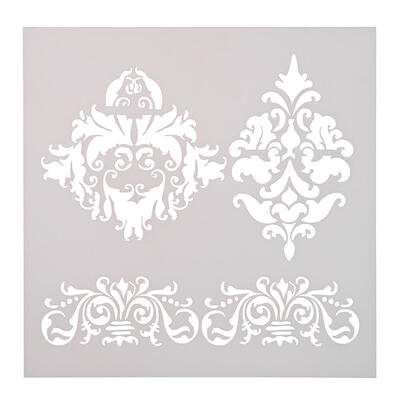 

Plastic Printing Coffee Cake Stencils Template Buttercream DIY Spray Mold