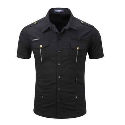 

Mens Casual Short Sleeve Shirt Button Down Work Shirts