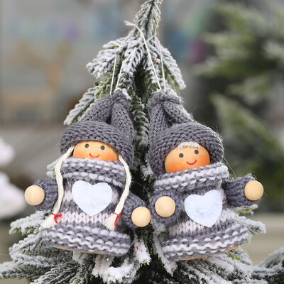 

Siaonvr Christmas Plush Santa Old Man Doll Ornaments Creative Gift Xmas Tree Decoration