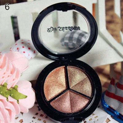

3 Colors Eyeshadow Natural Eye Shadow Makeup Cosmetic Palette Women Beauty Tool
