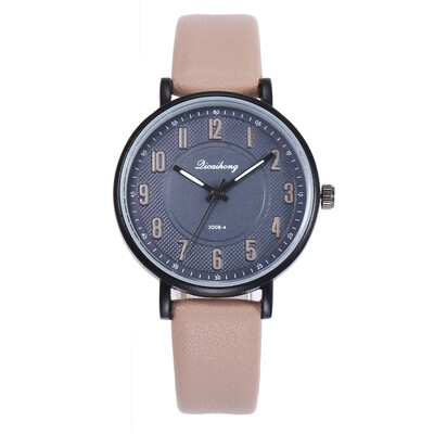 

Micro-commercial source new fashion couple belt watch men
