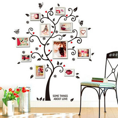 

〖Follure〗Frame Tree Wall Stickers Muslim Vinyl Home Stickers Wall Decor Decals