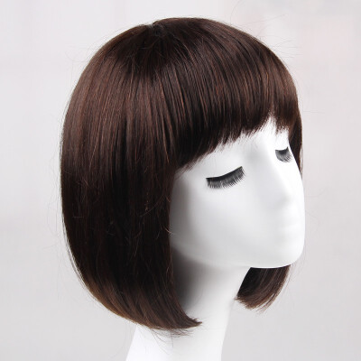 

ELEMENT 12 Inch Synthetic Short Bob Wig with Bangs 3 Colors Short Straight Wigs For Black Women Free Shipping