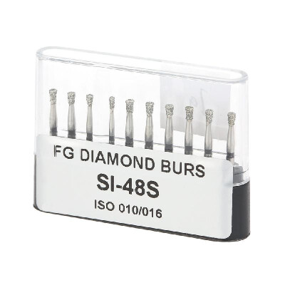 

10pcs Dental Diamond Burs Drill Dental Burs for High Speed Handpiece Tooth Whitening Polishing Drill Bits Dentist Tools