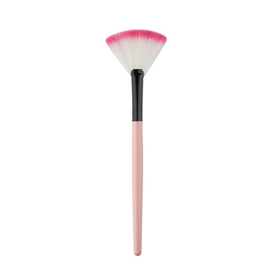 

1Pc Makup Brushes Pinceis De Maquiagem Pinceaux Maquillaje Fan Shaped Brush Wooden Handle Synthetic Hair Beauty Tool