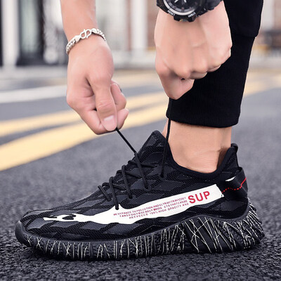 

Board shoes personality tide shoes running shoes basketball shoes mens shoes mesh shoes breathable flying woven sports shoes