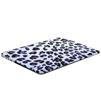 

Ultra Thin Light Weight White Purple Leopard Print Pattern Laptop Hard Case Shell Cover for Apple Macbook Retina 13 133in