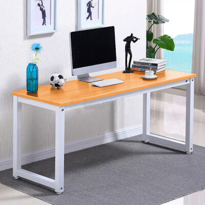 

Wood Computer Desk PC Laptop Table Workstation Study Home Office Furniture 43