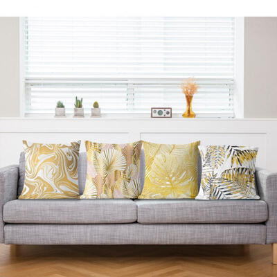 

Greensen Square Soft Microfiber Decorative Pillow Cushion Cover Plant Combination Set 4Pcs4545Cm