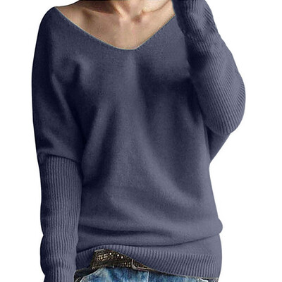 

〖Follure〗Fashion Women Winter Batwing Sleeve Solid Knitted Sweater Pullover Tops Blouse