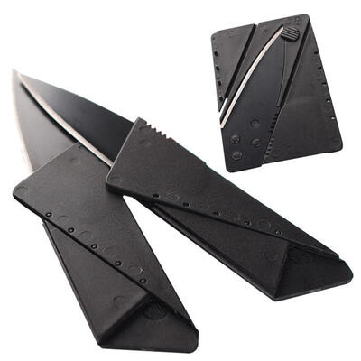 

Outdoor Tools Multi-Function Mini Card Folding Knife Survival Multi-Function Tool Card - Black
