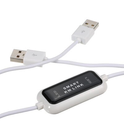 

2 Port USB KM Keyboard Mouse Switch File Data Transfer Share Link Cable