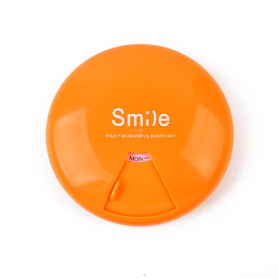 

Toponeto Portable Pill Case For Travel Rotate 7 Days Drugs Organizer Pills Dispenser