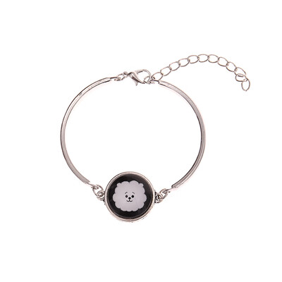 

Kpop BTS Bangtan Boys Hip Hop Team Stainless Steel Cuff Bangle Bracelet Wristband Bracelets