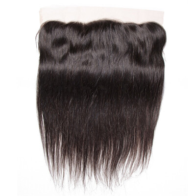 

UNice Hair Straight Brazilian Hair Lace Frontal 13"x4"Free Part Lace Closure 1 Piece 100 Human Hair